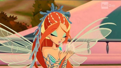 Winx Club Bloom Power Ponytail, Stella Flora, Bloom Stella, Moon Artwork, Water Fairy, Las Winx, Klub Winx, Be My Last, Wings Drawing