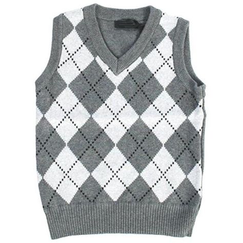 Boys Grey Diamond Sweater Vest (375 ARS) ❤ liked on Polyvore featuring vest Diamond Sweater Vest, Shirt With Vest, Sweater Style Outfits, Skirt Outfits Korean, Diamond Sweater, Diamond Sweaters, Shifting Outfits, Wardrobe Change, Sock Outfits