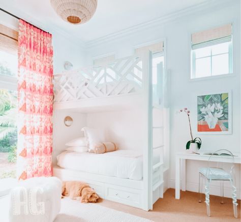 Room With Bunk Beds, Beach House Bedding, Preppy Bedroom, Preppy Room, Cute Room Ideas, Bunk Beds, Room Inspiration, Beach House, Loft Bed