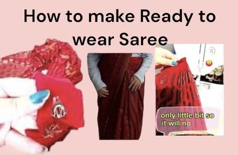 How to make saree pleates ready to wear saree Are you tired of struggling with pleating your saree every time you wear it? Well, in this tutorial, I will show you step-by-step how to pleat your saree for ready-to-wear. With this technique, you can have your saree pleated and ready to wear in just a few minutes! In this video, you will learn: - How to adjust the pleats according to your waist size - How to make the perfect even pleats - How to secure the pleats using a saree clip or safety pin Stitching Videos, Readymade Saree, Ready To Wear Saree, Wear Saree, Diy Sewing Clothes, Safety Pin, Sewing Clothes, Sewing Tutorials, Wear It