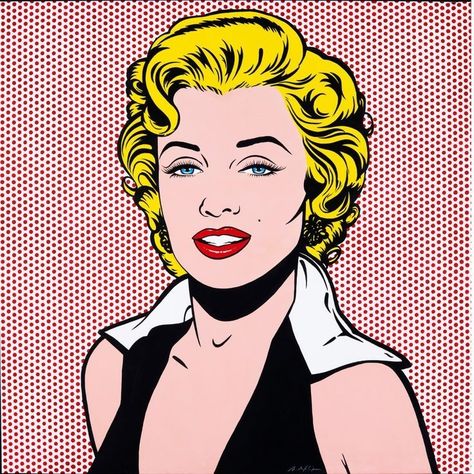 Pop Art Marilyn Monroe, Pop Art Marilyn, Marilyn Monroe Pop Art, Pop Art Comic, Graffiti Murals, Watercolor Projects, Pop Art Painting, Retro Pop, Art Pop