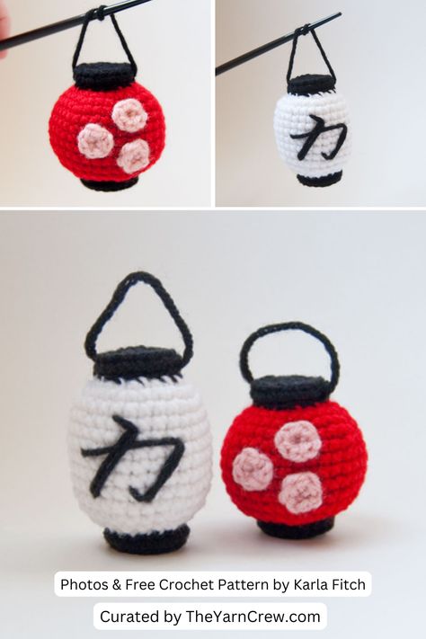 Crochet your own Chinese New Year lanterns for a unique and personal touch to your decor. I’ve curated 9 beginner-friendly patterns that are quick and easy to make, even if you're new to amigurumi. Find your favorite crochet project today on The Yarn Crew. Crochet Chinese New Year Free Pattern, Japan Crochet, Crochet Lantern, Japanese Club, Japanese Crochet Patterns, Food Crochet, Hanging Paper Lanterns, Japanese Crochet, Crocheting Projects