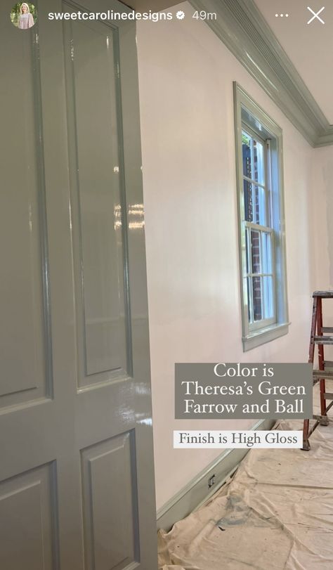 Sweet Carolina, House Color Palettes, Ball Design, Furniture Office, Interior Paint Colors, Paint Colors For Home, Green Paint, Farrow Ball, The Ranch