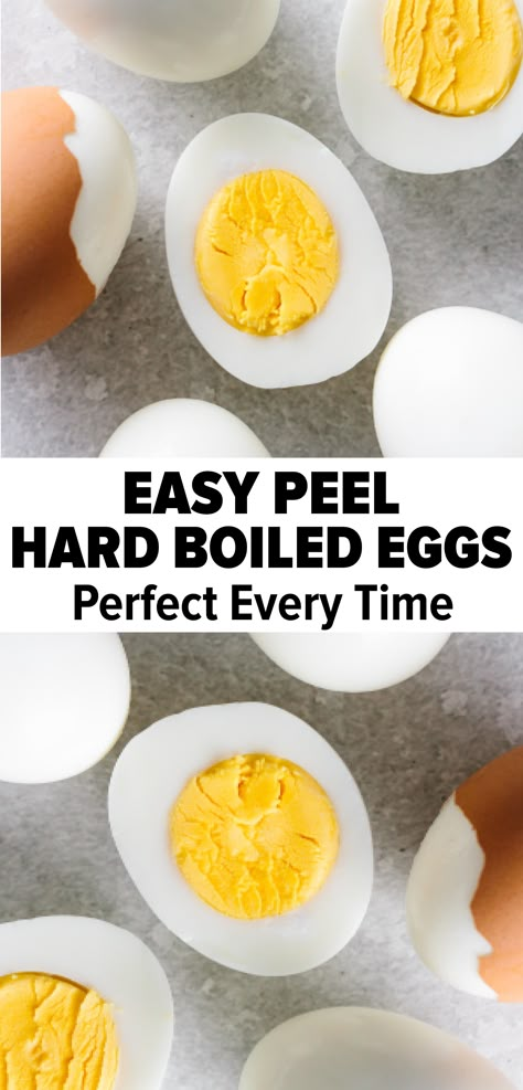 Hard Boiled Eggs Easy Peel, Easy Hard Boiled Eggs, Boiled Egg Recipes, Hard Boiled Egg Recipes, Simple Snacks, Peeling Hard Boiled Eggs, Making Hard Boiled Eggs, Perfect Hard Boiled Eggs, Avocado Dip