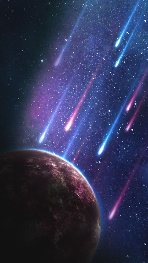 Space Meteor Rain, Outer Space Wallpaper, Space Iphone Wallpaper, Iphone Wallpaper 4k, Hd Wallpaper Iphone, Address Book, Space Pictures, Free Space, Free Hd Wallpapers