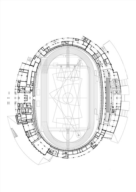 Auditorium Plan, Sports Facility Architecture, Stadium Architecture, Architecture Portfolio Design, Modern Drawing, Stadium Design, Architecture Sketchbook, Cluj Napoca, Architecture Design Drawing