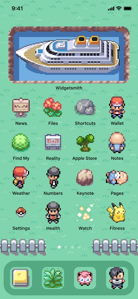 Pokemon Widgetsmith, App Icons Pokemon, Pokemon Theme Phone, Pokémon App Icon, Pokemon App Icons, Pokemon Homescreen, Apps Background, Pokemon Widgets, Ios Shortcuts