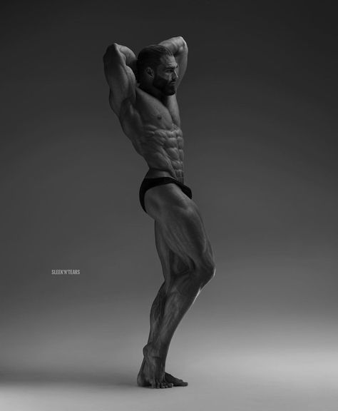 Ernest Khalimov, Muscle Photography, Giga Chad, Male Art Reference, Male Pose Reference, Cristiano Ronaldo Wallpapers, Anatomy Poses, Human Poses Reference, Human Poses