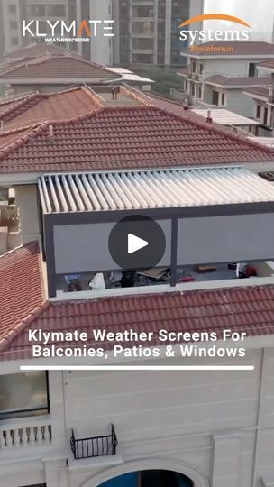 56K views · 1.3K reactions | Klymate - Weather screens for protection from Sun, Heat, Glare, UV , Wind and Rain. 100% Aluminum rust proof frames, Outdoor Fabrics with long and durable life. Motorized and Manual Options available.

✅ Available Across India
✅ Call Us Now - 9811 960 382
✅ www.systemsoutdoors.in

#SystemIndia #Klymate #ZipScreens #InteriorDesign #PergolaDesign #BeautifulHome #Awnings #Outdoor #Architecture #Retractableroof #Louveredroof #InteriorDecor #HomeStyling #BalconyGarden #BalconyDecor #Penthouse #Apartment #Windscreens #balcony #SystemsOutdoors #externalblinds #externalscreens #zipscreens #outdoorblinds #architecture #windowscreen #patioscreen | Systems Outdoors | Sid Sriram, Gopi Sundar · Nandanandanaa (From "The Family Star") Balcony Covering Ideas From Rain, Sid Sriram, Outdoor Architecture, Patio Windows, Retractable Roof, Retractable Screen, Outdoor Blinds, Outdoor Fabrics, Penthouse Apartment