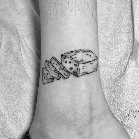 Banana Bread Tattoo, Daily Bread Tattoo, Banana Tree Tattoo Minimalist, Tiny Banana Tattoo, Banana Tattoo Minimalist, Banana Nut Bread, Fine Line Tattoos, Line Tattoos, New Tattoos