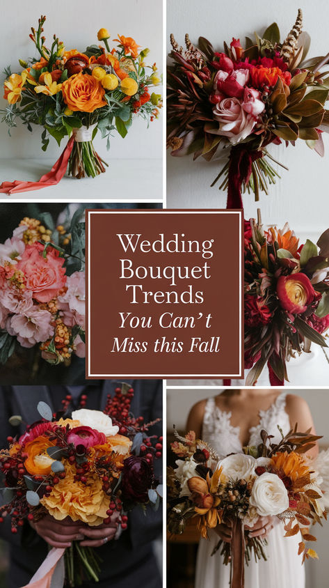 Looking for the perfect bouquet for your fall wedding?

🍁 From rich jewel tones to dreamy dried flowers, these 10 bouquet trends will make your special day even more magical. Whether you're into wildflower-inspired designs, lush succulents, or bold oversized arrangements, this guide has all the inspiration you need to find a bouquet that’s as unique as your love story. 🌹✨

#FallWeddingBouquet #WeddingBouquetInspiration #FallWeddingIdeas #AutumnBouquets #FloralWeddingInspo Fall Wildflower Bouquet, Fall Bridal Bouquet, Silk Flower Bridal Bouquet, Rich Jewel Tones, Fall Wedding Bouquets, Wildflower Bouquet, Fall Weddings, Jewel Tones, Unique Ideas