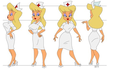 Cartoon Nurse Drawing, Nurse Cartoon Art, Female Nurse Character Art, Hello Nurse Cartoon, Nurse Cartoon, Hello Nurse, Thug Life, Girl Cartoon, Family Guy