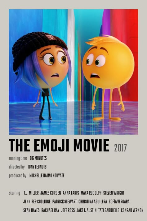 The Emoji Movie Poster, Home The Movie, Kids Movie Poster, The Emoji Movie, Movie Character Posters, Animated Cartoon Movies, Good Animated Movies, Kids Movie, Disney Movie Posters