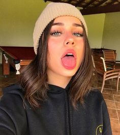 Hairstyles List, Punk Hair, Instagram Feed Inspiration, Funny Face, Beautiful Lips, Instagram Girls, Big Hair, Girl Face, Aesthetic Girl