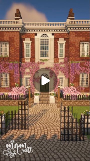 #bridgerton #minecraft #netflix Bridgerton Minecraft, Cit Minecraft, Bridgerton House, Lady Whistledown, Cottage Cabin, Minecraft Builds, Minecraft Houses, Wisteria, Afternoon Tea