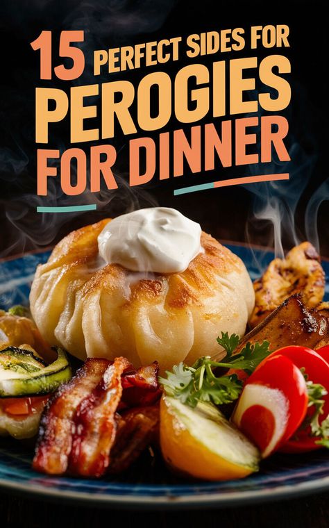 Elevate your perogie game with these delicious dinner pairings! 😋🍽️ #perogies #dinnerideas What To Make With Perogies, Crockpot Perogies Recipe, Pierogi Filling, Perogies Recipe, Bacon Bits, Chicken And Waffles, Spinach And Feta, Creamy Mashed Potatoes, Best Side Dishes