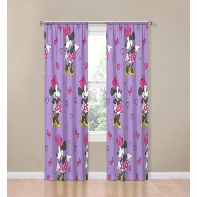 Minnie Mouse Purple, Disney Gear, Drapes And Blinds, Custom Drapes, Mattress Brands, Purple Love, Room Darkening Curtains, Space Furniture, House Windows