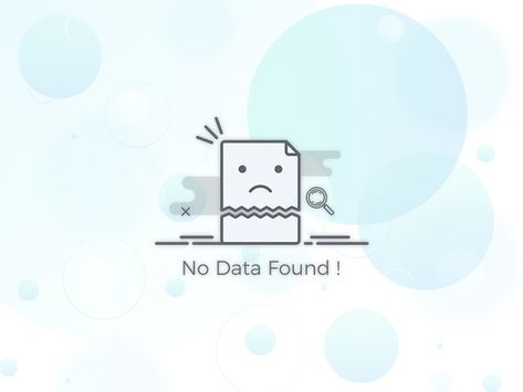 No Data Found by Bhanu Pratap on Dribbble Web Widget, Peppa Pig Images, App Animation, Data Icon, Pig Images, No Results Found, Social Media Humor, Empty State, Find Icons