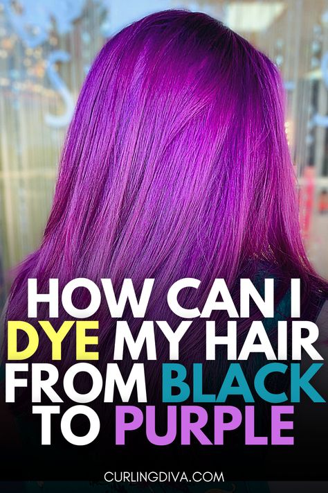 There are different hair coloring products that you can use for turning your dark hair purple effectively. Read below to know your options! Permanent Dye Permanent dye would be your best option if you wish for your stunning purple hair to last for a longer period of time. There are tons of products to choose from. There are even dyeing products that can last for up to 24 washes. Yes, you can enjoy that vibrant purple hair for 24 washes if you opt for a permanent dye. Hide Hair Color, Purple Hair Dye For Dark Hair, Good Dye Young Hair Colors, Non Bleach Hair Color For Black Hair, Vibrant Purple Hair, Purple Hair Dye, Ion Hair Color Chart, Best Purple Hair Dye, Elumen Hair Color