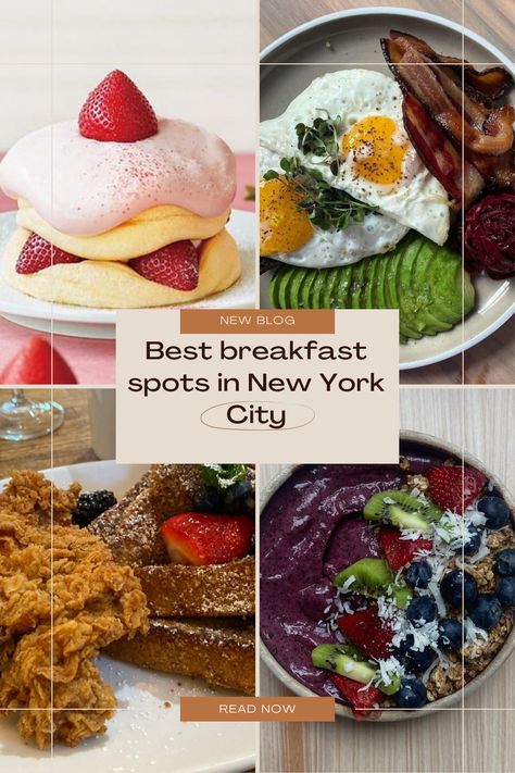 Elevate your mornings with our top picks for the best breakfast spots in New York City. Experience culinary delight like never before. New York City Breakfast, Best Breakfast In Nyc, Nyc Breakfast Restaurants, Breakfast New York, Breakfast In Nyc, New York Brunch, New York Breakfast, Best Places In New York, Nyc Breakfast