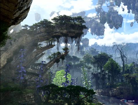 Pandora Avatar Landscapes, Frontiers Of Pandora, Dune Art, Pandora Avatar, Fantasy Landscape, Avatar, Favorite Movies, Anime, Art