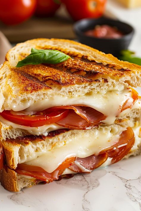 Italian Grilled Cheese Sandwich - Insanely Good Italian Grilled Cheese, Buffalo Chicken Grilled Cheese, Pepperoni And Cheese, Grilled Sandwiches, Grilled Ham And Cheese, Grilled Ham, Savory Herb, Ham And Cheese Sandwich, Nut Recipes