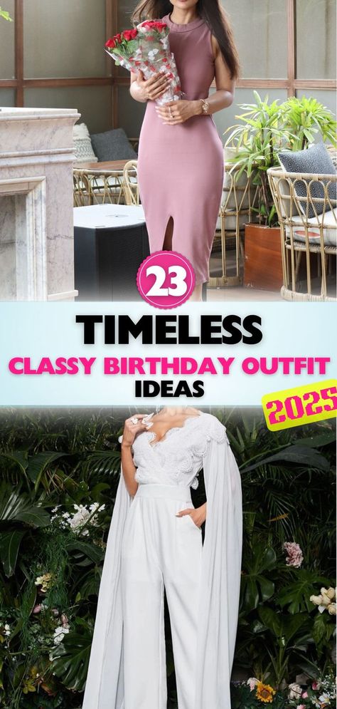 Searching for stylish birthday outfits? Look no further. These classy inspirations will help you celebrate in style, whether you prefer bold statements or subtle elegance. Stylish Birthday Outfits, Classy Birthday, Birthday Outfit Ideas, 2025 Trends, Chic Birthday, Birthday Outfits, Elegant Styles, Birthday Outfit, Elegant Fashion