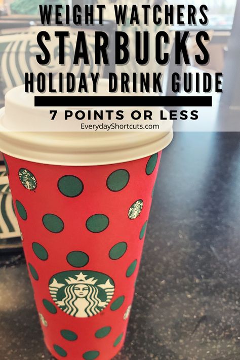 Healthy Starbucks Hot Drinks, Hot Coffee Starbucks Orders Healthy, Ww Starbucks Drinks Points, Weight Watchers Holiday Recipes, Hot Starbucks Drinks Coffee Orders, Low Fat Starbucks Drinks, Starbucks Hot Coffee Drinks Orders, Hot Coffee Starbucks Orders, Low Calorie Holiday Drinks