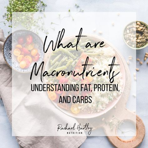 What Are Macronutrients? Understanding Carbs, Fat and Protein — Registered Dietitian Columbia SC - Rachael Hartley Nutrition Macronutrients Understanding, Macronutrients Calculator, Macro Counting, Macro Nutrition, Nutrition Activities, Health Activities, Cooking With Olive Oil, How To Eat Better, Columbia Sc