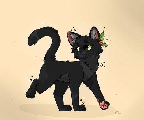 Warrior 3, Warrior Cat Drawings, Warriors Cats, Warrior Cats Art, Cat Character, Feral Cats, Cat 2, Warrior Cat, Holly Leaf