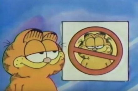 Garfield The Cat, A Cartoon, Cartoon Cat