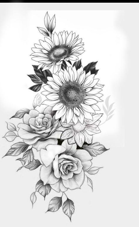 Tattoo Locations, Superman Tattoo, Upper Leg Tattoos, Sunflower Tattoo Sleeve, Sunflower Tattoo Shoulder, Floral Thigh Tattoos, Hip Thigh Tattoos, Animal Tattoo Ideas, Floral Tattoo Sleeve