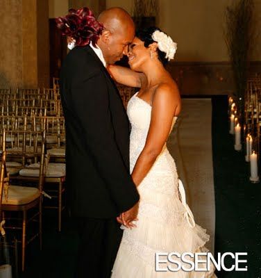 Perfect wedding day kiss at the alter! Mekhi Phifer, Shaved Head Designs, Coral Jumpsuit, Malinda Williams, Christmas Movies List, Soul Train Awards, Poetic Justice Braids, Twa Hairstyles, Keyshia Cole