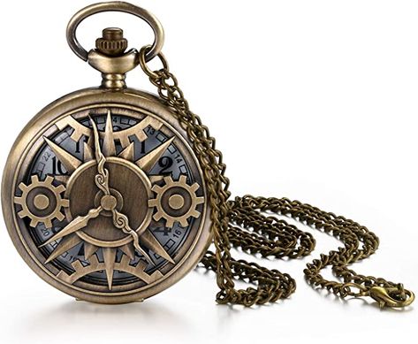 Steampunk Pocket Watch, High Characters, Steampunk Pendant, Steampunk Watch, Vintage Pocket Watch, Bronze Jewelry, Cool Gear, Pendant Watches, Watch For Men