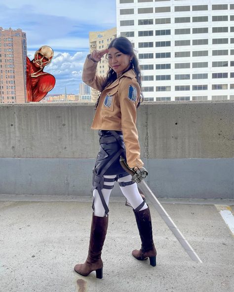 more shitty anime edits from con 👹 • • • #attackontitan #attackontitancosplay #cosplay #cosplaygirl #mikasa #erenjaeger Mikasa Halloween Costume, Mikasa Costume, Arcane Cosplay, Mikasa Ackerman Cosplay, Mikasa Cosplay, Aot Cosplay, Cosplay Inspo, Halloween Inspo, Anime Edits