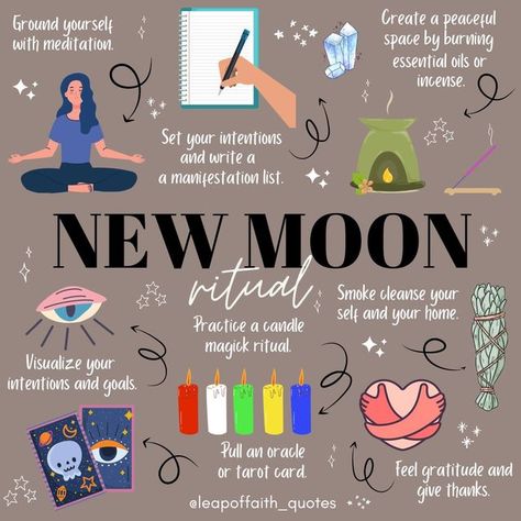 October New Moon, New Moon Ritual, Teen Witch, Set Intentions, Moon Ritual, Healing Books, New Moon Rituals, Moon Cycle, Moon Candle