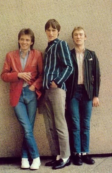 Say cheese! The Jam 80s Mens Hair, Mods Style, Mod Revival, Punks 70s, 80s Fashion Men, Fashion 23, Music Jam, The Style Council, Style Council