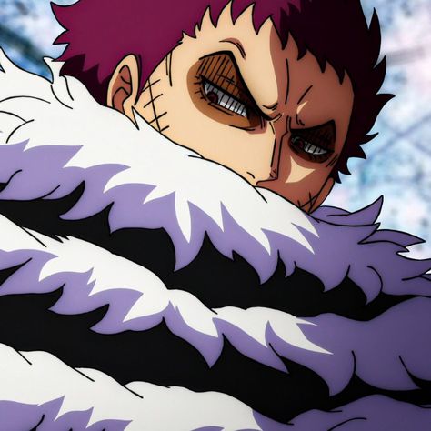 Katakuri Profile Pic, One Piece Katakuri Icons, Katakuri Pfp, Katakuri Icons, Katakuri Wallpaper, Katakuri One Piece, Big Mom Pirates, Charlotte Katakuri, One Punch Man Anime