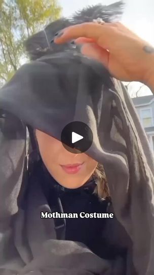 202K views · 31K reactions | I would wear this all year round 🎃🦇
🎥: _que.sera.sarah on TT

#mothman #mothmanprophecies #mothmancosplay #cryptidsighting #halloweencostume #halloweencostumeideas | Murder Apparel Mothman Costume Diy, Mothman Cosplay, Mothman Costume, Costume Diy, Male Cosplay, Cosplay Diy, Diy Halloween Costumes, Cosplay Ideas, Diy Costumes