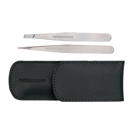 Tweezerman Petite Tweezer Set with Black Case - Walmart.com Tweezerman Tweezers, Best Tweezers, Ingrown Hair Removal, Tweezers Eyebrows, Pink Cases, Amazon Beauty Products, Brow Shaping, Eyebrow Shape, Travel Set