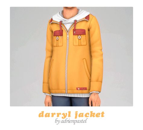 📑 Darryl Jacket | Patreon Sims 4 Male Clothes Maxis Match, Sims Cc Male Clothes, Masculine Closet, Sims 4 Male Clothes, Clothes Cc, Sims Stories, Cc Clothes, Sims 4 Mm Cc, Sims 4 Cc Folder