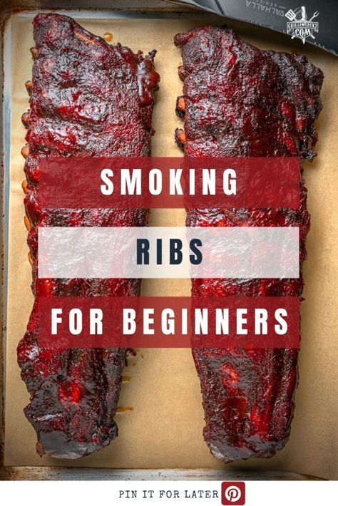 Smoked Pork Ribs Recipes, First Time Smoker Recipe, Easy Smoked Ribs In Smoker, Ribs On Smoker Grill, Ribs Smoker Recipe, Smoked Ribs Recipe, Smoked Ribs In Pellet Smoker, Smoked Ribs In Smoker, Cooking Beef Ribs