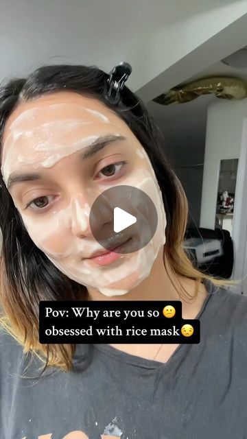 Tanisha Ahuja on Instagram: "why are you so obsessed with rice mask😒 coz its iconic❤️❤️ Viral Rice mask for korean glass skin❤️ 
korean beauty glass skin secret- rice face mask✅ I finally understood the value & realized how good is this face mask for skin. Its been 100 days since i have been using this rice mask, can definently see the difference in my skin❤️

Benefits :- .
⭐️Rice water for skin being rich in antioxidants is an excellent skin brightening ingredient.
✅Leave it on face for 15 min and wash it off with cold water, followed by Moisturizer
✅I use this 2-3 times in a week which is good enough❤️

Recipe-2 
⭐️2 tbsp Rice flour 
⭐️2-3 tbsp milk
⭐️1 tbsp honey 

✅It can be stored for 2 days in fridge. 
✅Please wash rice before making fine powder at home or get organic rice flour fro Rice Face Mask, Aloe Vera Mask, Rice Mask, Skin Korean, Korean Glass Skin, Korean Face Mask, Mask For Dry Skin, Being Rich, Glowing Skin Mask