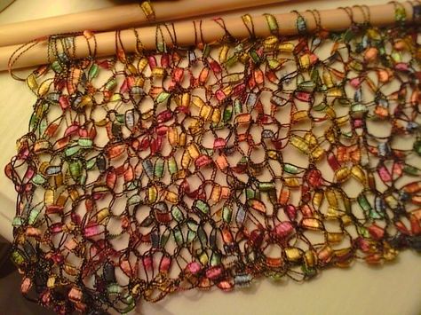 Ribbon Yarn Scarf, Yarn Ribbon And Thread, Ladder Yarn, Yarn Shawl, Thanks Everyone, Scarf Yarn, Ribbon Yarn, Sewing Stitches, Yarn Projects