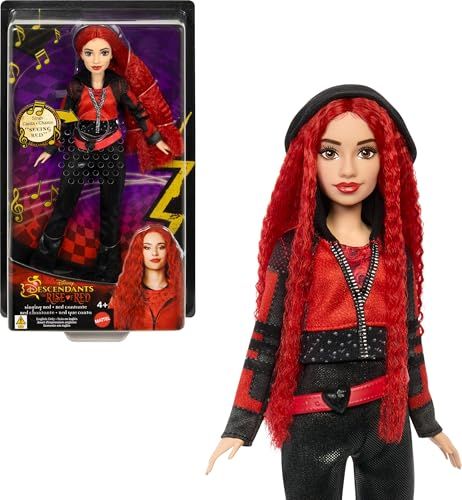 Mattel Disney Descendants: The Rise of Red Doll – Singing Red Doll with Movie-Inspired Clothes & Accessories, Sings “Seeing Red” Descendants Dolls, Disney Baby Dolls, Disney Descendants Dolls, Disney Descendants Party, Pastel Frozen, Descendants Movie, Sassy Fashion, Disney Descendants Movie, Kylie Cantrall