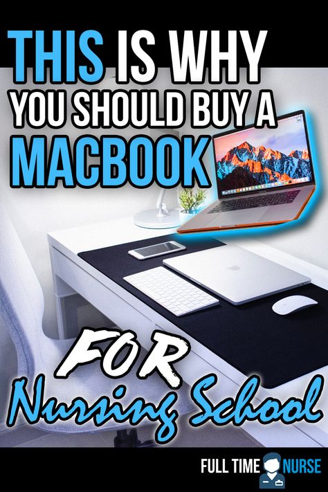 Ever wanted a new MacBook Pro or MacBook Air for nursing school? Here's 12 reasons that will make your purchase decision easier! MacBooks are some of the best college laptops, especially for nursing school. #collegelaptop #studentnurse #nursetech #nursing #nursingstudent #malenurse #icunurse Vision Board Macbook, Nursing Vision Board, Home Health Nurse, New Macbook Pro, Electronic Appliances, Male Nurse, Newest Macbook Pro, Macbook Laptop, New Macbook