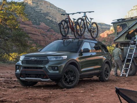 2021 Ford Explorer Timberline Officially Debuts As All-New, Off-Road SUV Ford Timberline, Ford Explorer Off Road, Ford Explorer Timberline, 2021 Ford Explorer, 360 Degree Camera, All Terrain Tyres, Shelby Gt500, Limited Slip Differential, Explore Nature