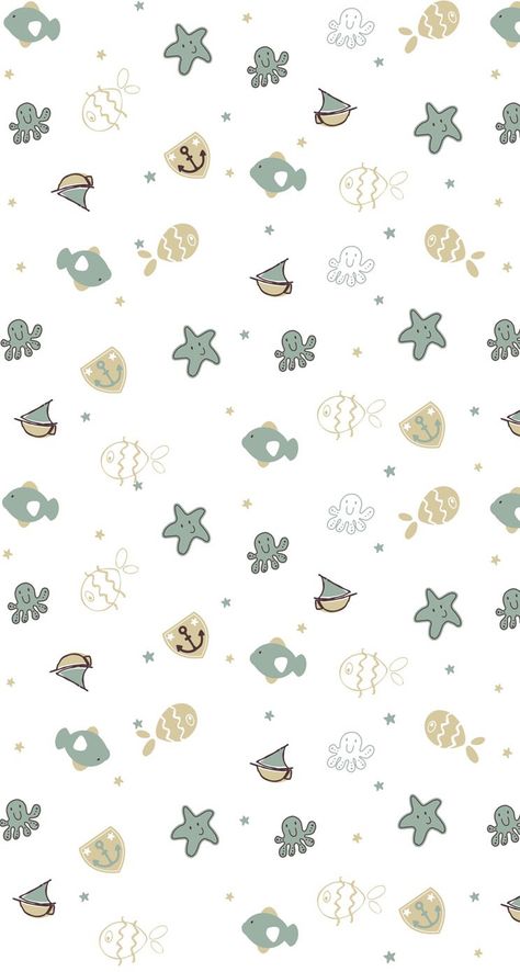 Kids Wallpaper Pattern, Kids Wallpaper Aesthetic, Wallpaper Wa, Wallpaper Doodle, Graphic Wallpaper, Cute Patterns Wallpaper, Baby Scrapbook, Kids Wallpaper