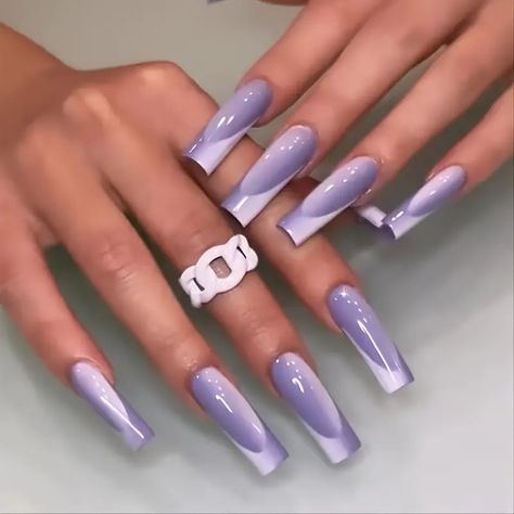 French Nail Tips, Ballerina Acrylic Nails, Coffin French, Nails Stickers, August Nails, Nagel Tips, Manicure Diy, Coffin Press On Nails, Y2k Nails