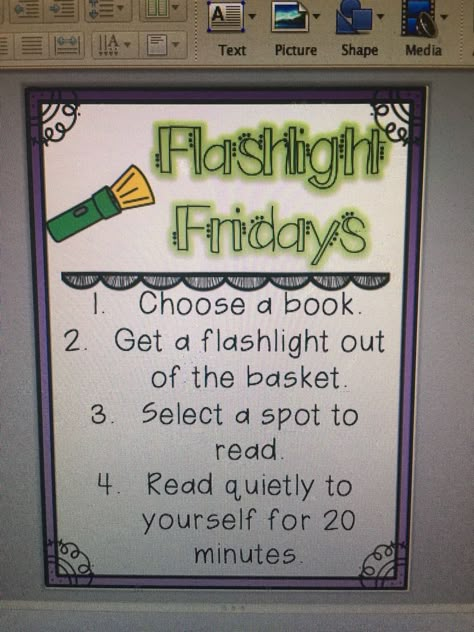 Flashlight Friday Anchor Chart, 1st Grade Fun Friday Activities, Classroom Ideas For Elementary, Fun Friday Activities For Preschoolers, Fridge Classroom Display, Fun Friday Classroom Ideas, Fun Friday Kindergarten Activities, 3rd Grade Reading Classroom Setup, Ela Classroom Decor Elementary